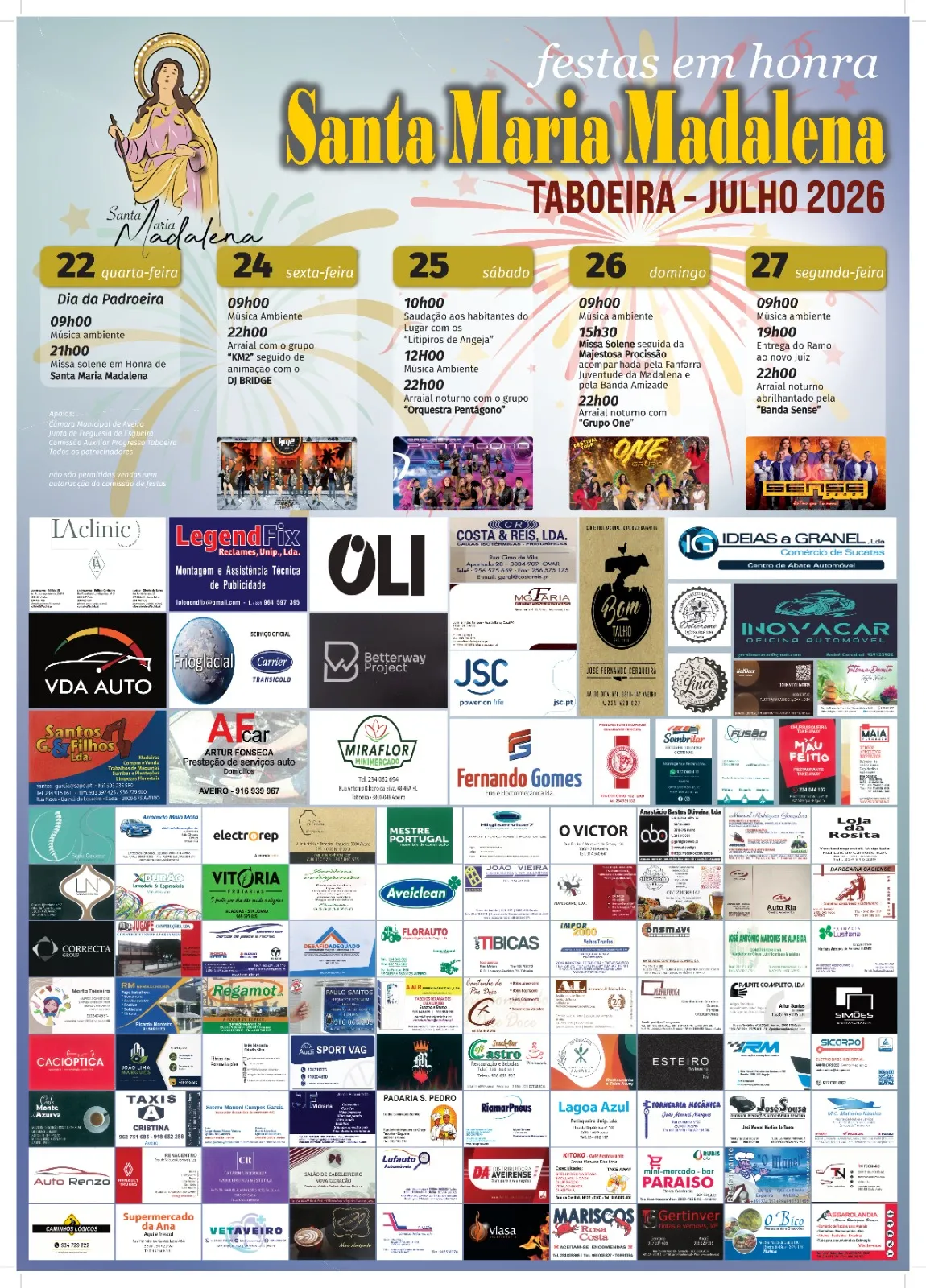 Festas em honra de Santa Maria Madalena
