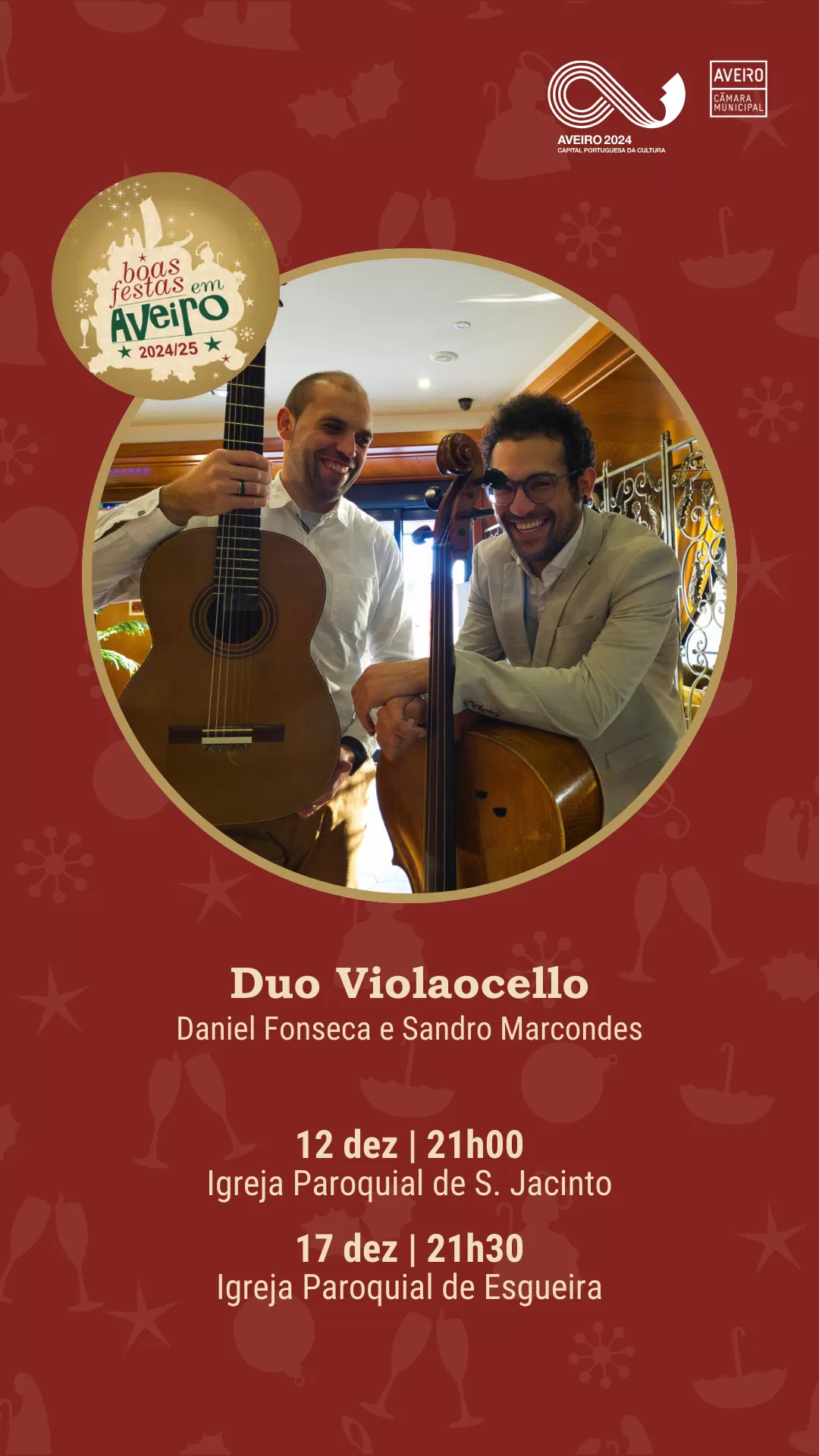 Concerto de Boas Festas – DUO VIOLÃOCELLO