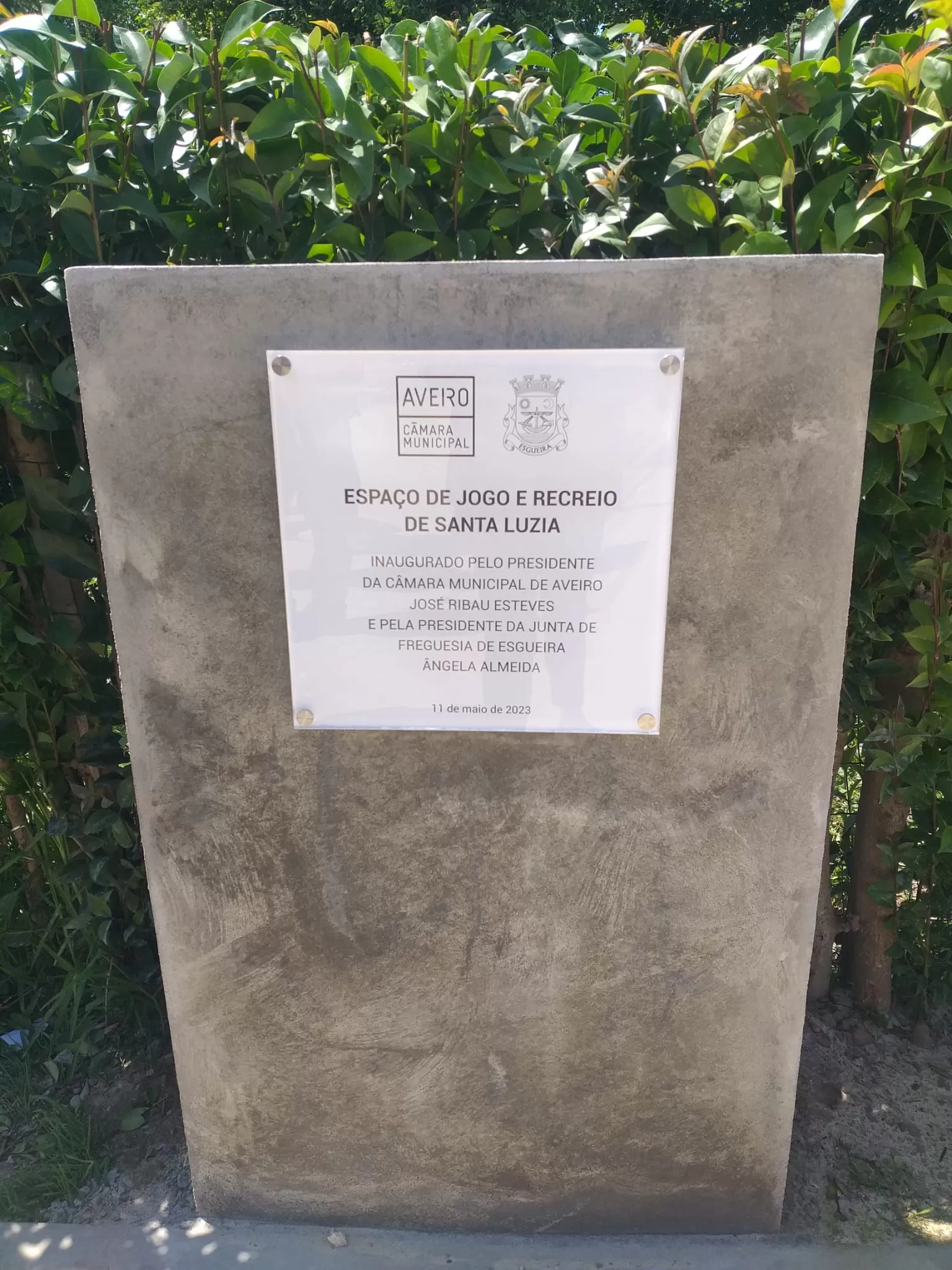 Inauguração de novos Parques de jogo e lazer