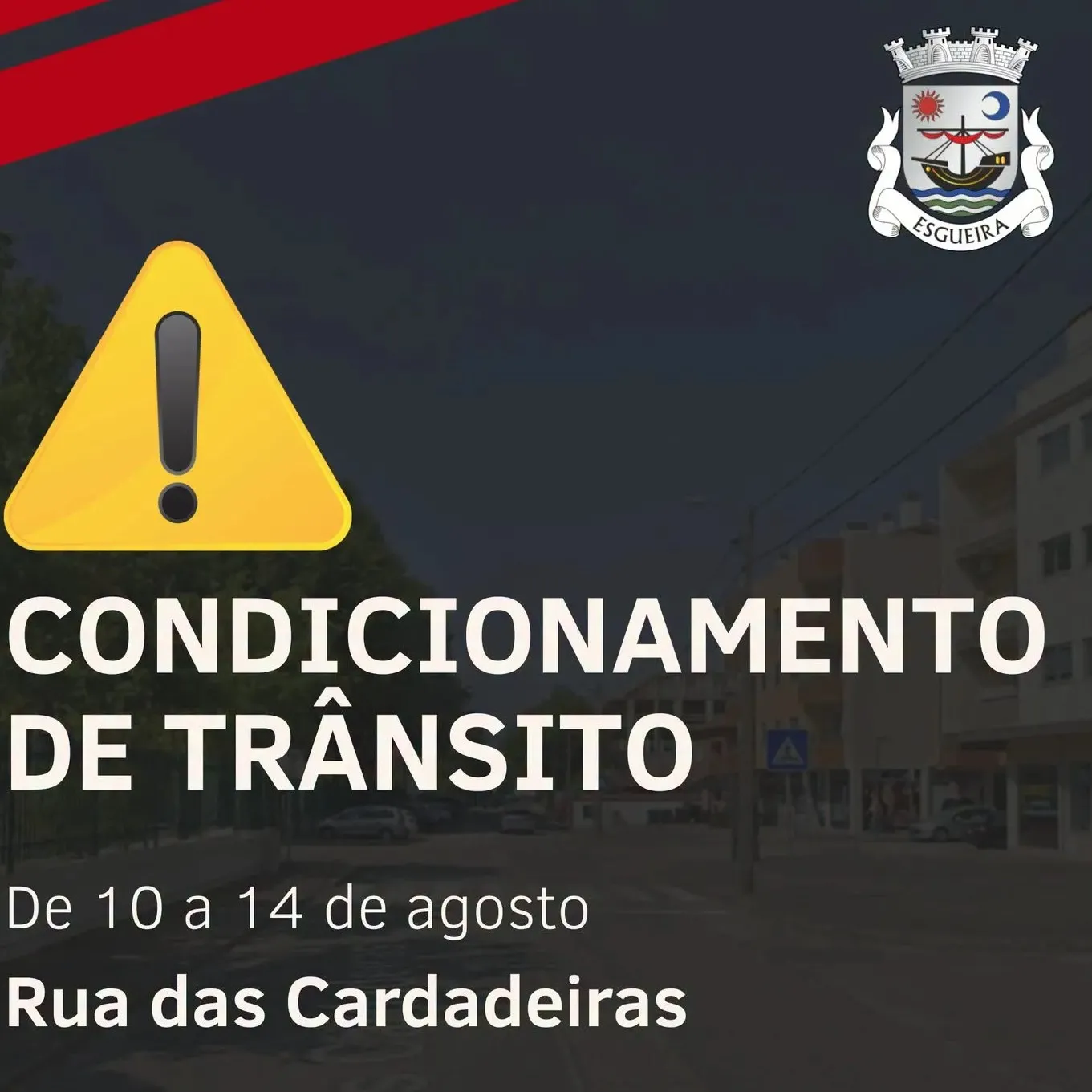 ALERTA - Condicionamento de Trânsito