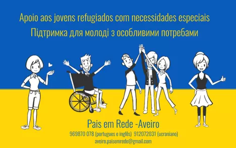 Apoio a jovens e adultos ucranianos com deficiência I Núcleo de Aveiro Pais-em-Rede Asso