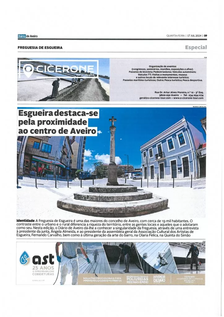 Esgueira destaca-se pela proximidade ao centro de Aveiro (DA)